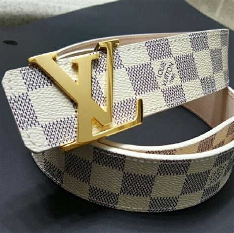 how to identify a fake white louis vuitton belt